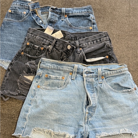 Levi's Pants - Levi's 501 Button Fly Denim Shorts Bundle